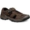 Teva Mens Omnium 2 Leather Walking Sandals - Turkish Coffee -Fashion Shoe Store Teva MOmnium2Lth TurkishCoffee 5 8