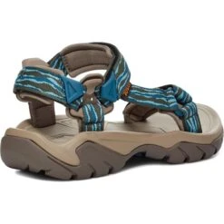 Teva Womens Terra Fi 5 Universal Adjustable Walking Sandal - Foggy Mountain Blue -Fashion Shoe Store Teva WTerraFI5Uni FMBG 4 4