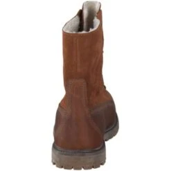 Timberland Womens Teddy Fleece Waterproof Ankle Boots - Dark Brown - 8328R -Fashion Shoe Store Timberland 08328R DkBrown 2 10