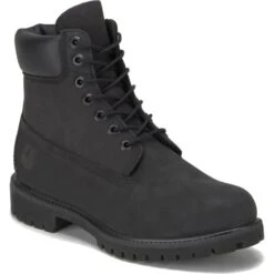 Timberland Mens 6 Inch Premium Black Classic Wide Fit Waterproof Boots - 10073 - Black -Fashion Shoe Store Timberland 6InchPrem BlackRT 5 13