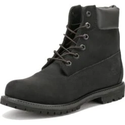 Timberland Icon Womens 6 Inch Premium Waterproof Boots Wide Fit - 8658A - Black 14 Timberland Icon Womens 6 Inch Premium Waterproof Boots Wide Fit - 8658A - Black -Fashion Shoe Store Timberland 8658Art Black 3 19