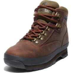 Timberland Mens Euro Hiker Walking Boot - 95100 - Medium Brown -Fashion Shoe Store Timberland 95100 Brown 8 9
