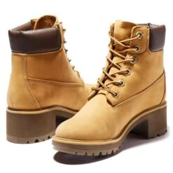 Timberland Womens Kinsley Waterproof Boots - Wheat A25BS -Fashion Shoe Store Timberland A25BS Wheat 5 23