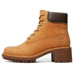 Timberland Womens Kinsley Waterproof Boots - Wheat A25BS -Fashion Shoe Store Timberland A25BS Wheat 8 19
