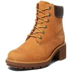 Timberland Womens Kinsley Waterproof Boots - Wheat A25BS -Fashion Shoe Store Timberland A25BS Wheat 9 19