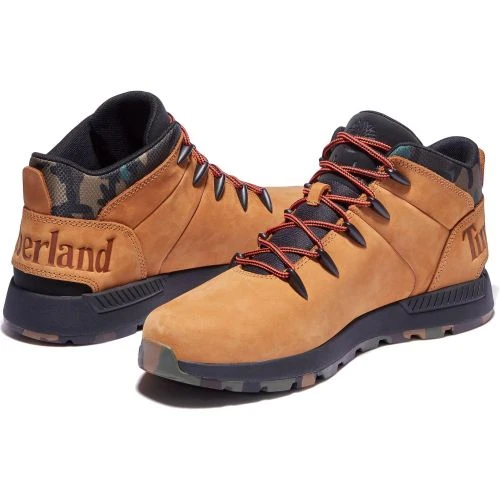 Timberland Mens A2EZQ Sprint Trekker Mid Ankle Boots - Wheat 6 Timberland Mens A2EZQ Sprint Trekker Mid Ankle Boots - Wheat - Image 4