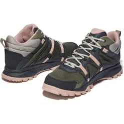 Timberland Womens Garrison Trail Waterproof Walking Trainers Boots - Dark Green -Fashion Shoe Store Timberland A2FQ4 DarkGreen 6 9