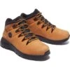 Timberland Youth Sprint Trekker Mid Waterproof Ankle Boots - Wheat - A2HRX -Fashion Shoe Store Timberland A2HRX WheatNubuck 4 7