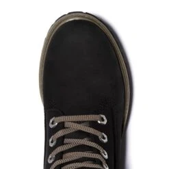 Timberland Womens 6 Inch Premium Waterproof Boots - Black - A2MCC -Fashion Shoe Store Timberland A2MCC BlackNubuck 2 20