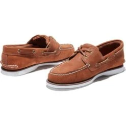 Timberland Mens Classic Boat Shoe - Rust - A43V1 -Fashion Shoe Store Timberland A43V1 Rust 5 9