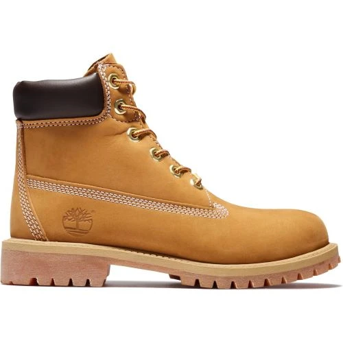 Timberland Junior 6 Inch Premium Waterproof Boots - 12909 - Wheat Yellow 4 Timberland Junior 6 Inch Premium Waterproof Boots - 12909 - Wheat Yellow - Image 2