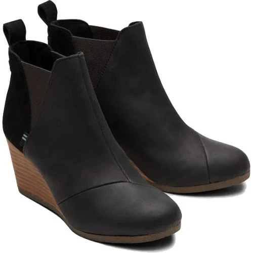 Toms Womens Kelsey Boots - Black 4 Toms Womens Kelsey Boots - Black - Image 2