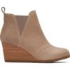 Toms Womens Kelsey Boots - Taupe Grey -Fashion Shoe Store Toms Kelsey Taupe 5 7