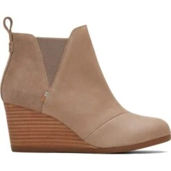 Toms Womens Kelsey Boots - Taupe Grey