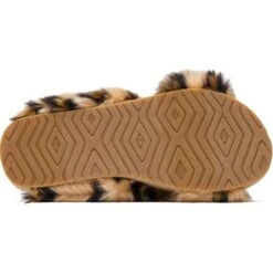 Toms Womens Susie Cross Over Vegan Slippers - Natural Leopard -Fashion Shoe Store Toms SusieSlipper NaturalLeo 3 11
