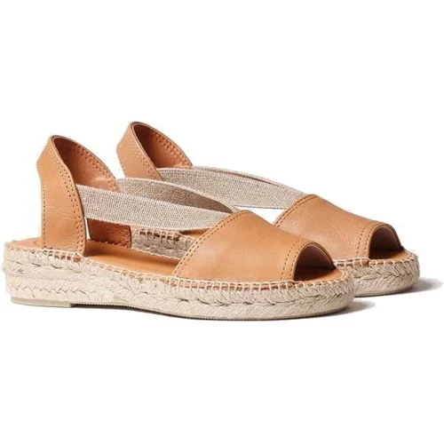 Toni Pons Womens Etna Leather Slingback Espadrille Sandals - Tan Curio 4 Toni Pons Womens Etna Leather Slingback Espadrille Sandals - Tan Curio - Image 2