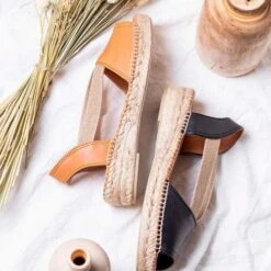 Toni Pons Womens Etna Leather Slingback Espadrille Sandals - Tan Curio 13 Toni Pons Womens Etna Leather Slingback Espadrille Sandals - Tan Curio -Fashion Shoe Store ToniPon ETNA Tan 6 11