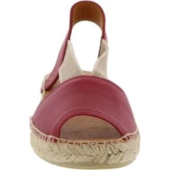 Toni Pons Womens Etna Leather Slingback Espadrille Sandals - Vermell -Fashion Shoe Store ToniPons Etna Vermell02 20