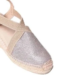 Toni Pons Womens Triton Slingback Wedge Espadrille Shoes - Platinum -Fashion Shoe Store ToniPons MidTriton Platinum 5 11