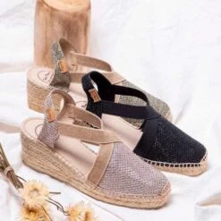 Toni Pons Womens Triton Slingback Wedge Espadrille Shoes - Platinum -Fashion Shoe Store ToniPons MidTriton Platinum 6 11