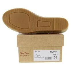 Toni Pons Womens Nuria Leather Slingback Espadrilles - Caqui Khaki -Fashion Shoe Store ToniPons Nuria Caqui Sole 16