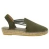 Toni Pons Womens Nuria Leather Slingback Espadrilles - Caqui Khaki -Fashion Shoe Store ToniPons Nuria Caqui01 16