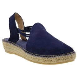 Toni Pons Womens Nuria Leather Slingback Espadrilles - Mari Navy -Fashion Shoe Store ToniPons Nuria Mari Main 12