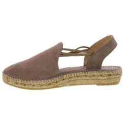 Toni Pons Womens Nuria Leather Slingback Espadrilles - Taupe -Fashion Shoe Store ToniPons Nuria Taupe03 16