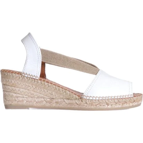 Toni Pons Womens Teide P Wedge Espadrille Sandals - Blanc White 4 Toni Pons Womens Teide P Wedge Espadrille Sandals - Blanc White - Image 2