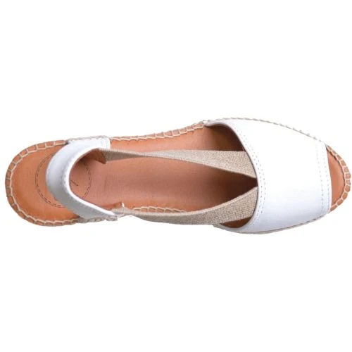 Toni Pons Womens Teide P Wedge Espadrille Sandals - Blanc White 5 Toni Pons Womens Teide P Wedge Espadrille Sandals - Blanc White - Image 3