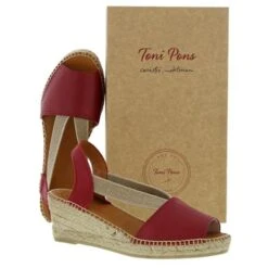 Toni Pons Womens Teide P Wedge Espadrille Sandals - Vermell -Fashion Shoe Store ToniPons TeideP Vermell PAIR 16