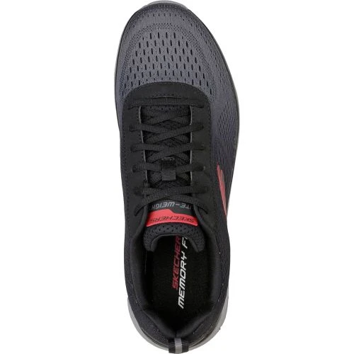 Skechers Mens Track Ripkent Vegan Trainers - Black Charcoal 5 Skechers Mens Track Ripkent Vegan Trainers - Black Charcoal - Image 3