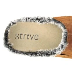 Strive Mens Luxembourg Slippers - Classic Tan -Fashion Shoe Store URG Classic Tan Fur Lining733720