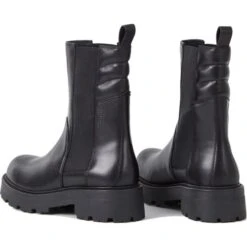 Vagabond Womens Cosmo 2.0 Tall Chelsea Boots - Black -Fashion Shoe Store Vagabond Cosmo2Boot BlackCow 3 7
