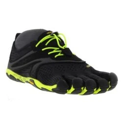 Vibram Five Fingers Mens V-Run Vegan Barefoot Shoes - Black Yellow 16 Vibram Five Fingers Mens V-Run Vegan Barefoot Shoes - Black Yellow -Fashion Shoe Store Vibram V Run BlkYell MAIN Extra 22