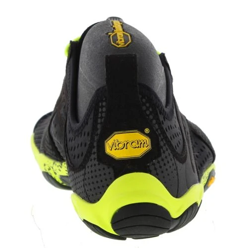 Vibram Five Fingers Mens V-Run Vegan Barefoot Shoes - Black Yellow 9 Vibram Five Fingers Mens V-Run Vegan Barefoot Shoes - Black Yellow - Image 7