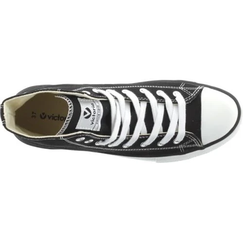 Victoria Shoes Womens Tribu Hi Trainers - Black 5 Victoria Shoes Womens Tribu Hi Trainers - Black - Image 3