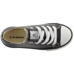 Victoria Shoes Womens Tribu Low Trainers - Black -Fashion Shoe Store VictoriaShoes 1061106 Black 4 5