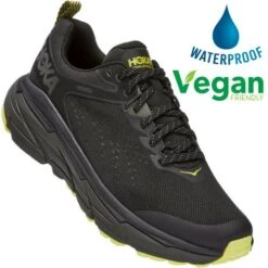 Hoka Mens Challenger ATR 6 GTX Waterproof Trail Shoes - Black Black Olive