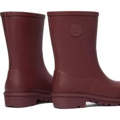 Fitflop Womens Wonderwelly Short Wellington Boots - Oxblood Red -Fashion Shoe Store WonderwellyShort Maroon 4737759