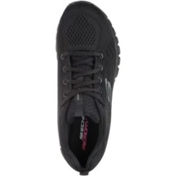 Skechers Womens Graceful Get Connected Wide Fit Trainers - Black Black -Fashion Shoe Store acefulGetConnected Black 5694606
