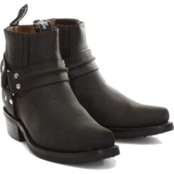 Grinders Mens Renegade Lo Harness Cowboy Biker Boots - Brown 11 Grinders Mens Renegade Lo Harness Cowboy Biker Boots - Brown -Fashion Shoe Store adeLow CrazyHorseBrownRT 2723097 11