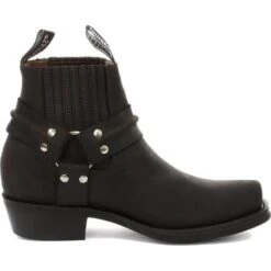 Grinders Mens Renegade Lo Harness Cowboy Biker Boots - Brown 10 Grinders Mens Renegade Lo Harness Cowboy Biker Boots - Brown -Fashion Shoe Store adeLow CrazyHorseBrownRT 4723099 11