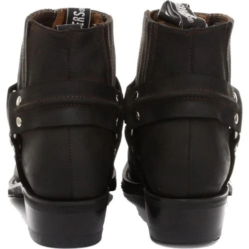 Grinders Mens Renegade Lo Harness Cowboy Biker Boots - Brown 8 Grinders Mens Renegade Lo Harness Cowboy Biker Boots - Brown - Image 6