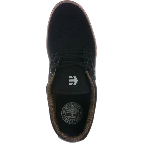 Etnies Mens Jameson Eco Vegan Skate Shoes - Black Charcoal Gum 8 Etnies Mens Jameson Eco Vegan Skate Shoes - Black Charcoal Gum - Image 6