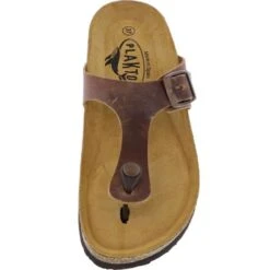 Plakton Womens San Sebastian Toe Post Sandals - Tan -Fashion Shoe Store anSebastian 181671 ROBLE B855024