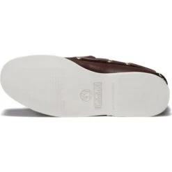 Timberland Mens Classic Boat Shoes - Dark Brown White - 74035 -Fashion Shoe Store assicBoat74035 DarkBrown 3720782 4