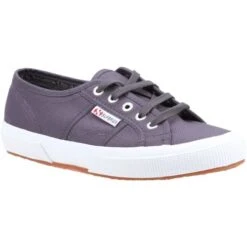 Superga Womens 2750 Cotu Classic Trainers - Dark Grey Iron