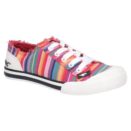 Rocket Dog Womens Jazzin Eden Trainers - Red Multi 3 Rocket Dog Womens Jazzin Eden Trainers - Red Multi
