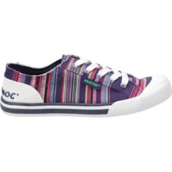 Rocket Dog Womens Jazzin Trainers - Purple Multi -Fashion Shoe Store azzinTrainer PurpleMulti 4836908
